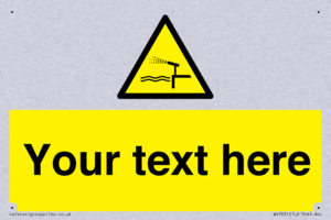 Custom warning water cannon